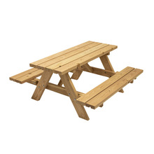 Bord-/bänkset Junior Lärkträ 120 x 129 cm Nordic Play